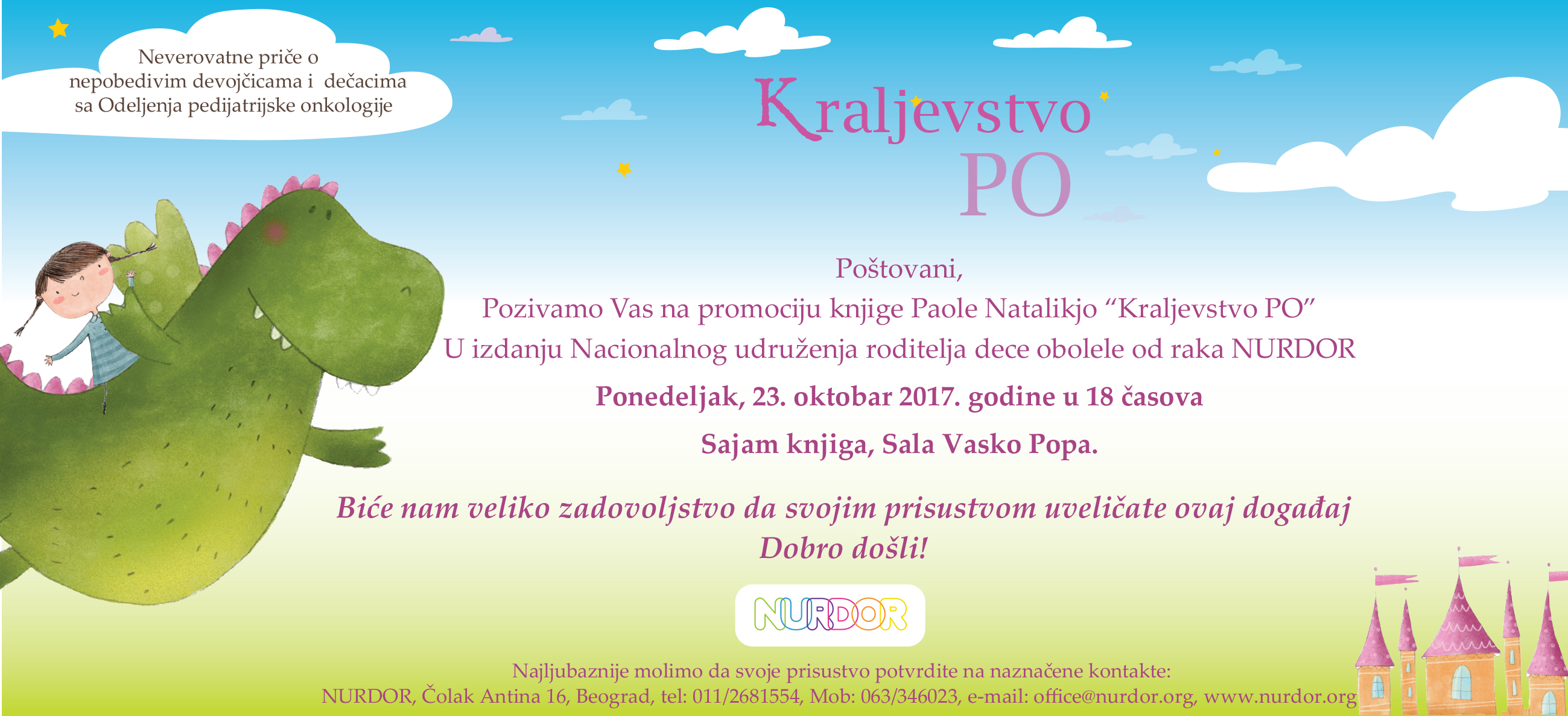 NURDOR na Sajmu knjiga predstavlja „Kraljevstvo PO“